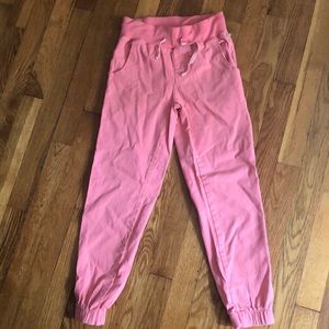 Cute pink jogger pants
